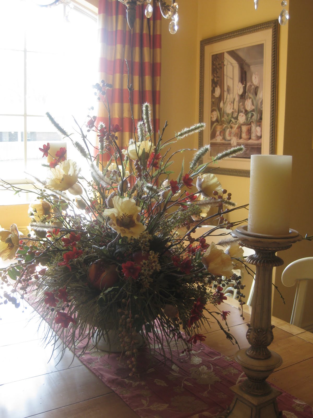 dining room table arrangements photo - 1