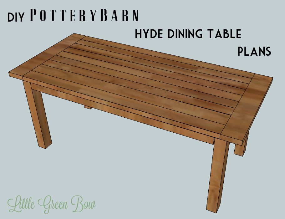 dining table building plans photo - 1