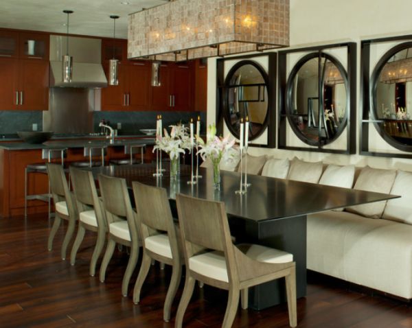 dining table chandelier photo - 2