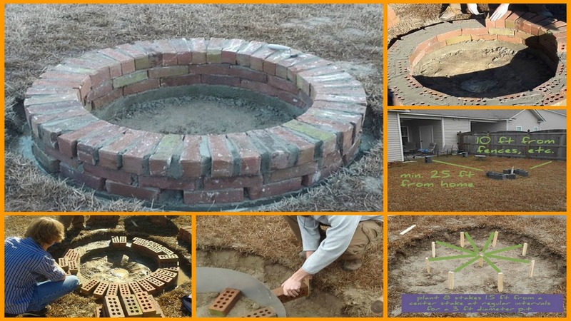 diy backyard firepit photo - 1