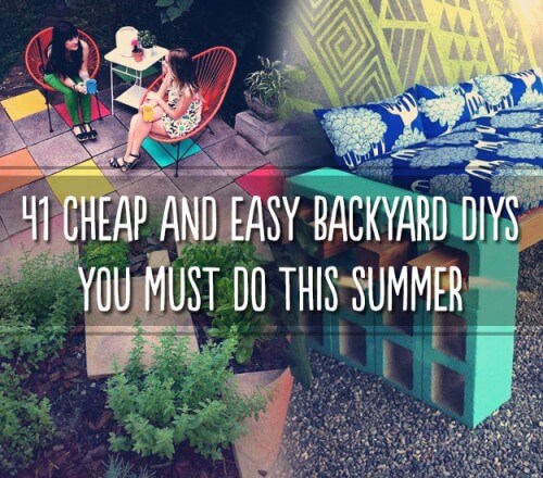 diy cheap backyard ideas photo - 1