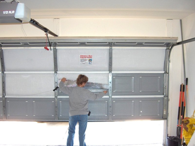 diy garage door replacement photo - 1