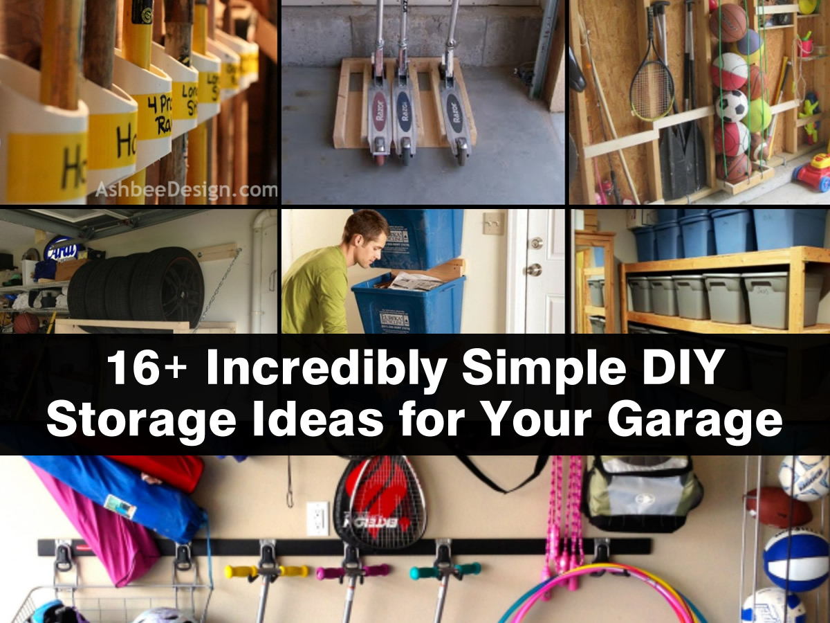 diy garage storage solutions photo - 1