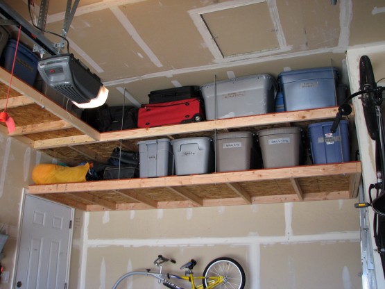 easy garage shelves photo - 1