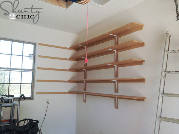 easy shelves for garage photo - 1