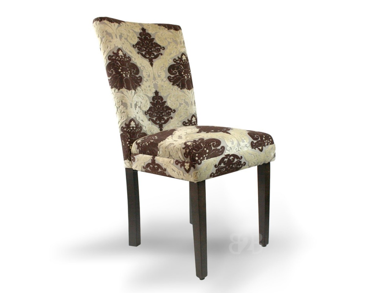 fabric dining room chairs photo - 2