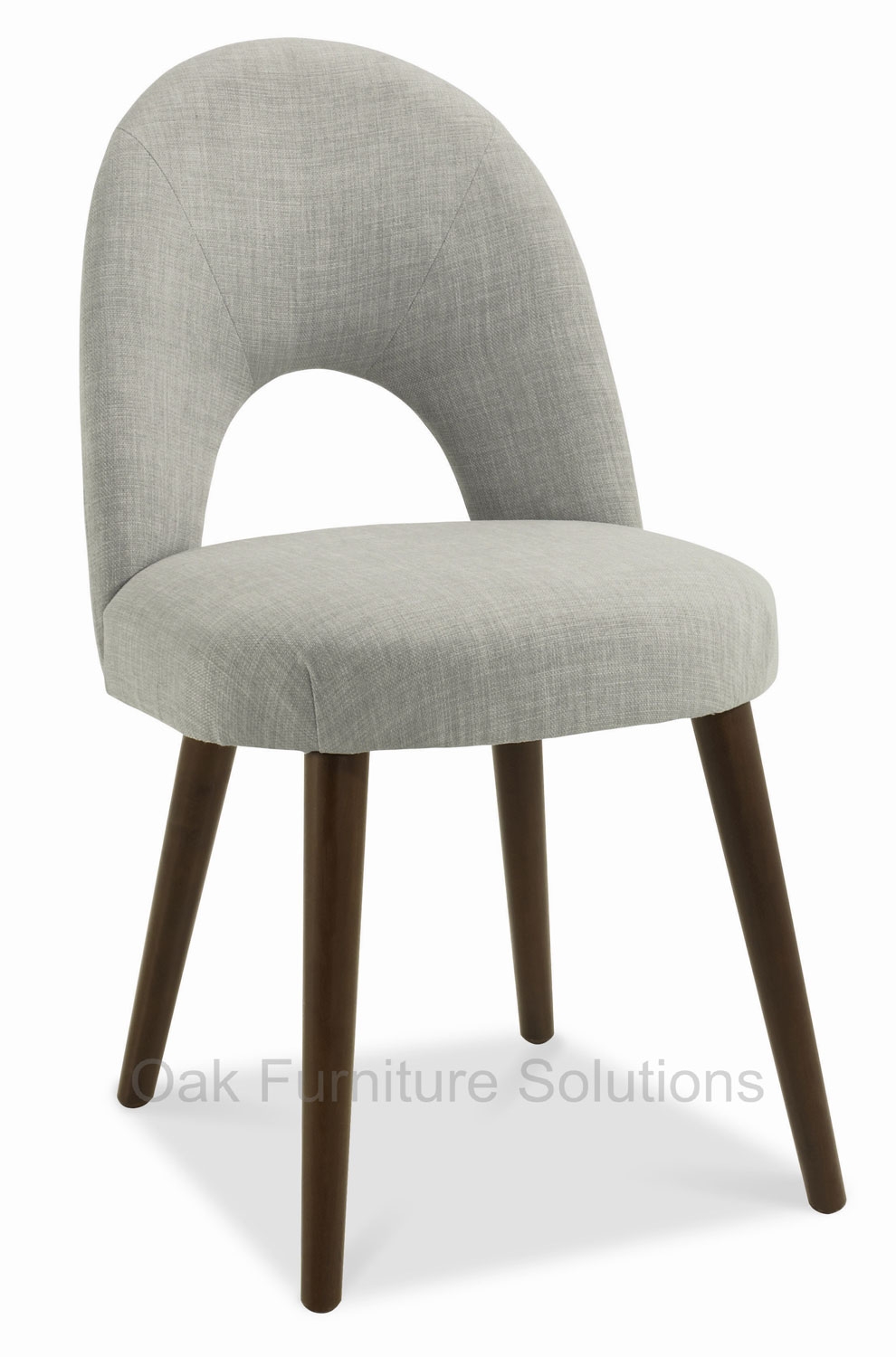 fabric upholstered dining chairs photo - 2
