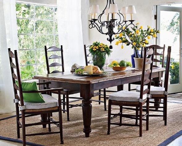 farmhouse style dining room photo - 2