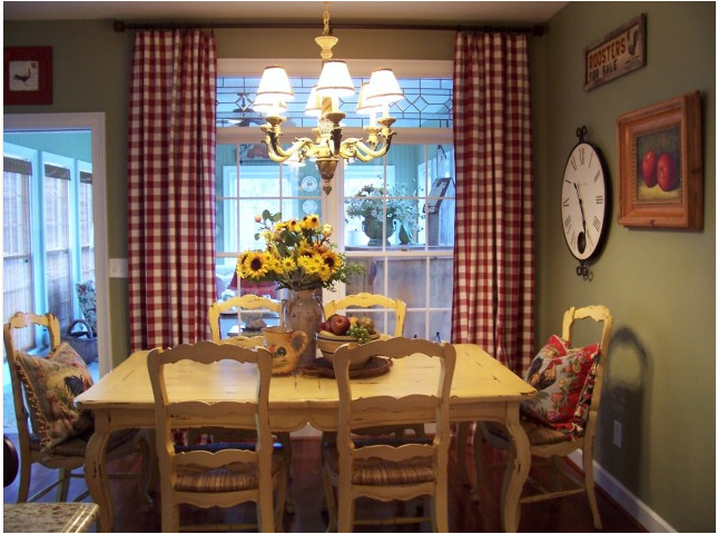 french country dining room decor photo - 1