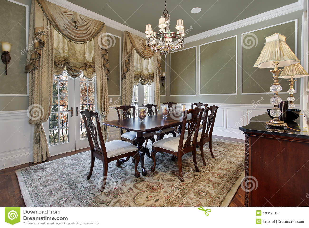 french doors dining room photo - 2