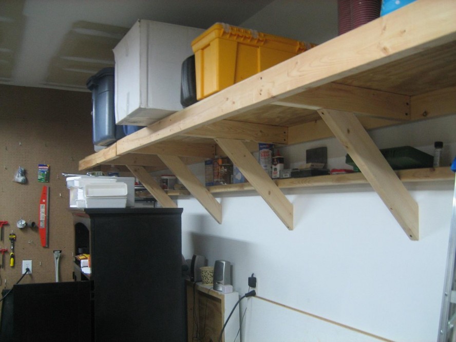 garage shelf design photo - 1