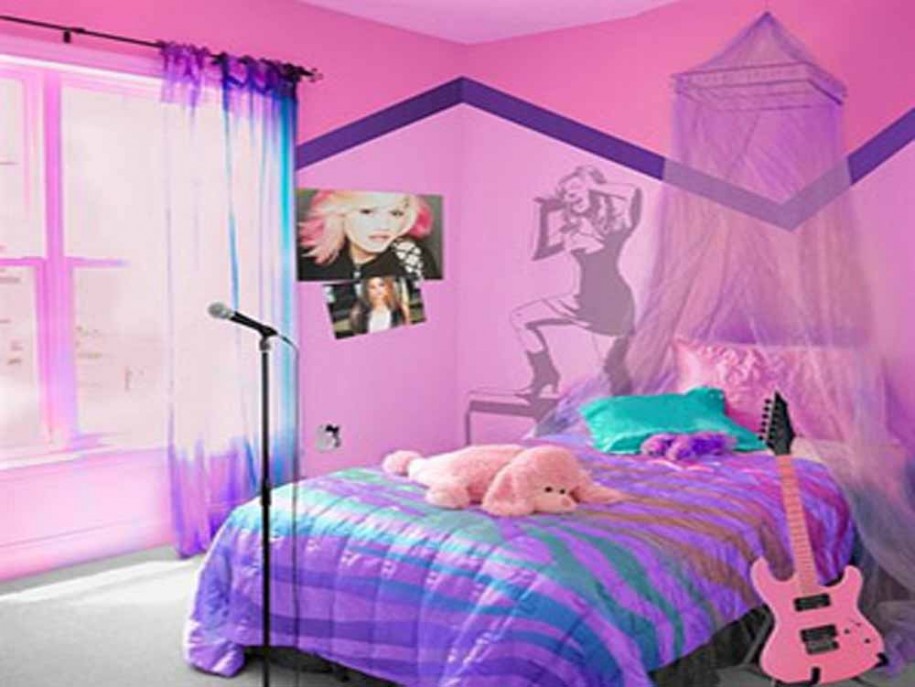girls bedroom colors photo - 1