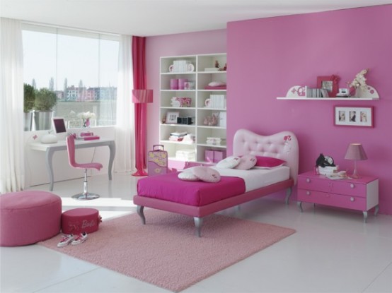 girls pink bedroom ideas photo - 1