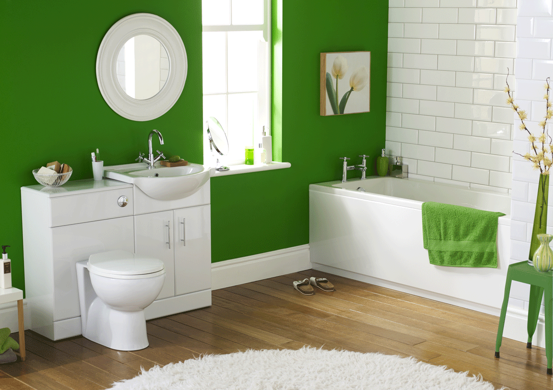 green bathroom ideas photo - 1
