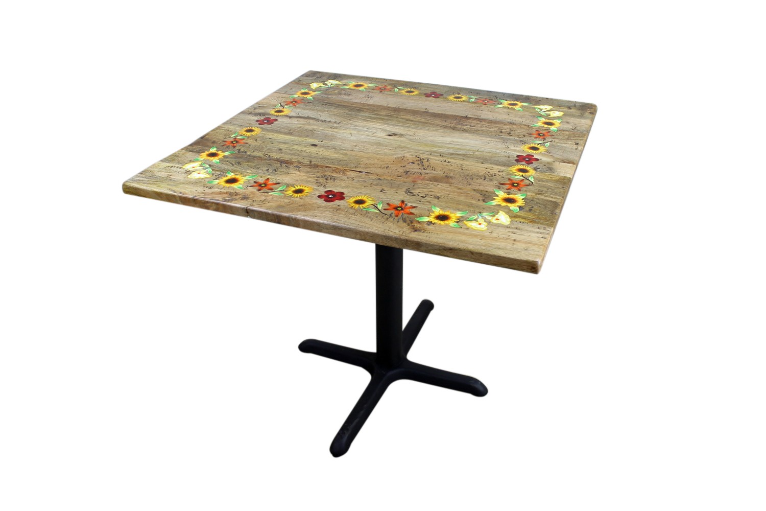 hand painted dining room tables photo - 1