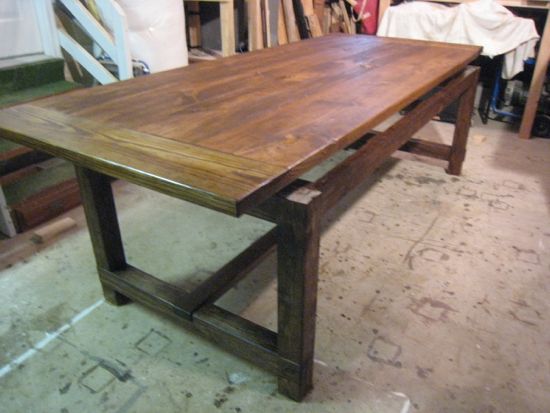 how to build a farmhouse dining table photo - 2