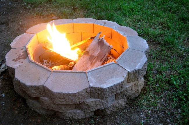 how to build a fire pit in your backyard photo - 1