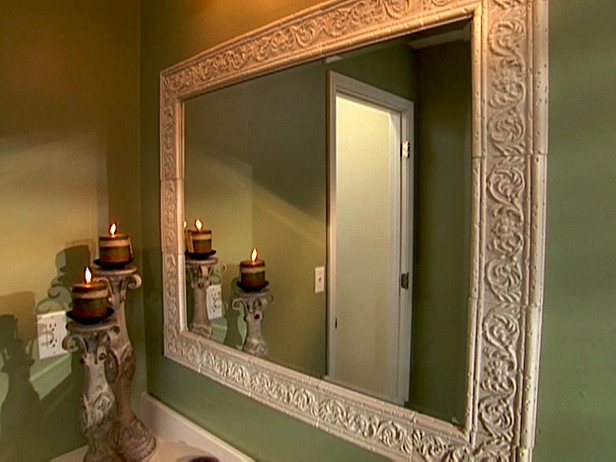 how to build a frame around a bathroom mirror photo - 1