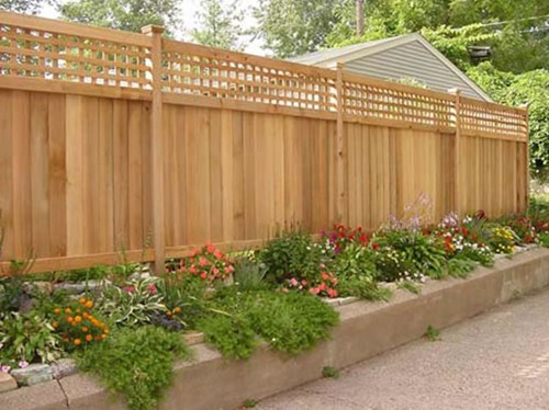 how to fence a garden photo - 2