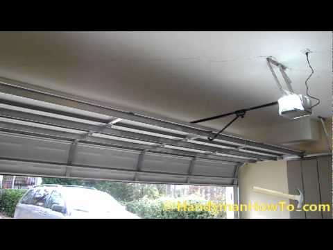 how to hang a garage door opener photo - 1