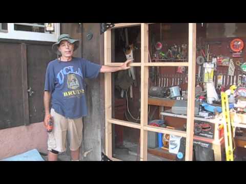 how to make a garage door screen photo - 2