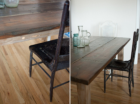 how to make a rustic dining table photo - 2