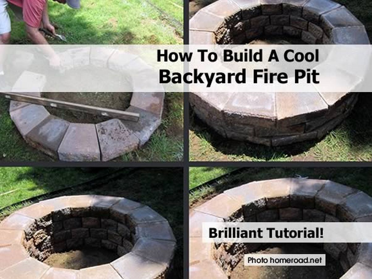 how to make backyard fire pit photo - 2