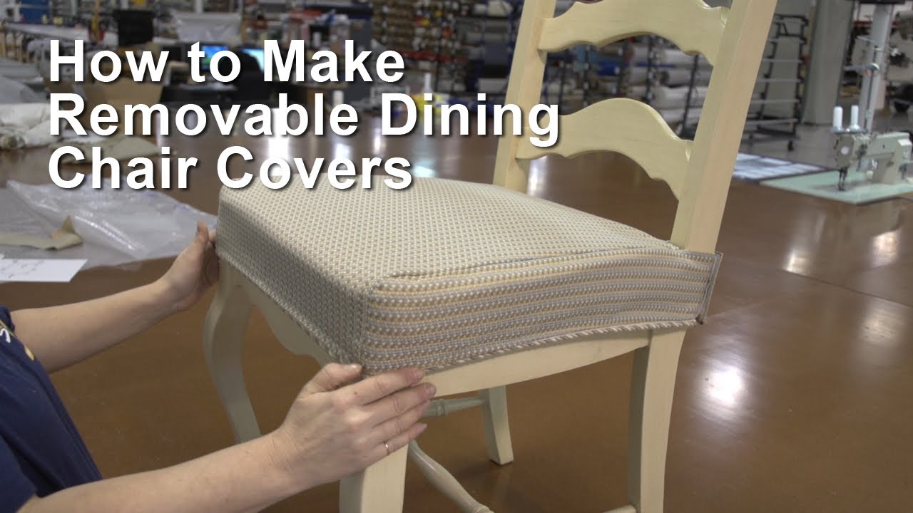 how to make dining room chair covers photo - 2
