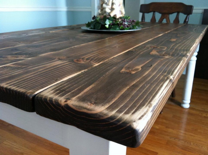 how to make dining room table photo - 1