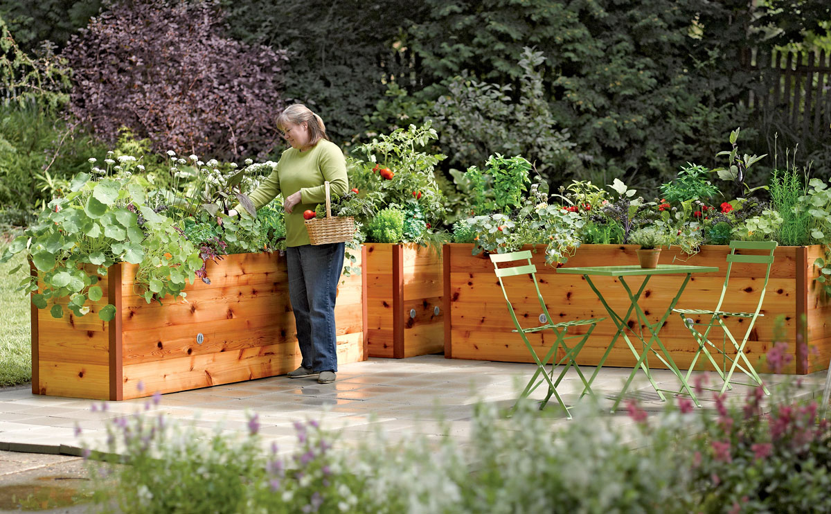 Raised garden box relisco.com