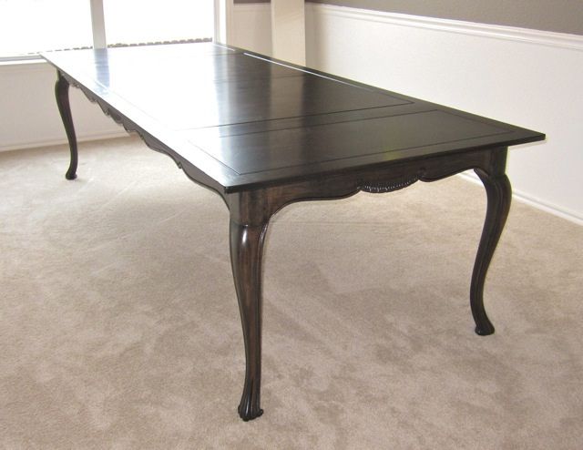 how to refinish a dining room table photo - 1
