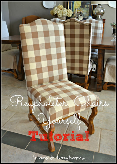 how to reupholster a dining chair photo - 1