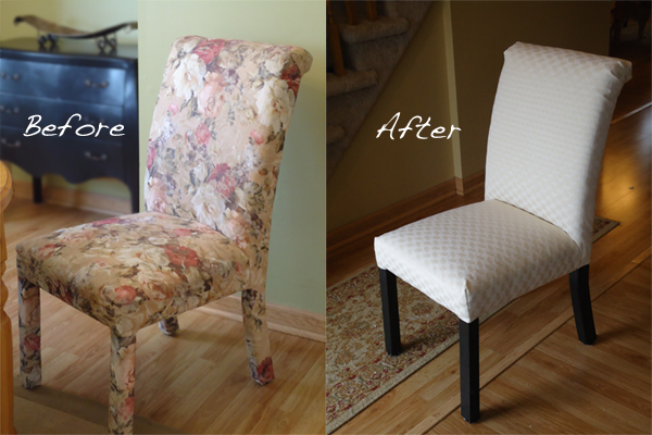 how to reupholster a dining room chair photo - 2