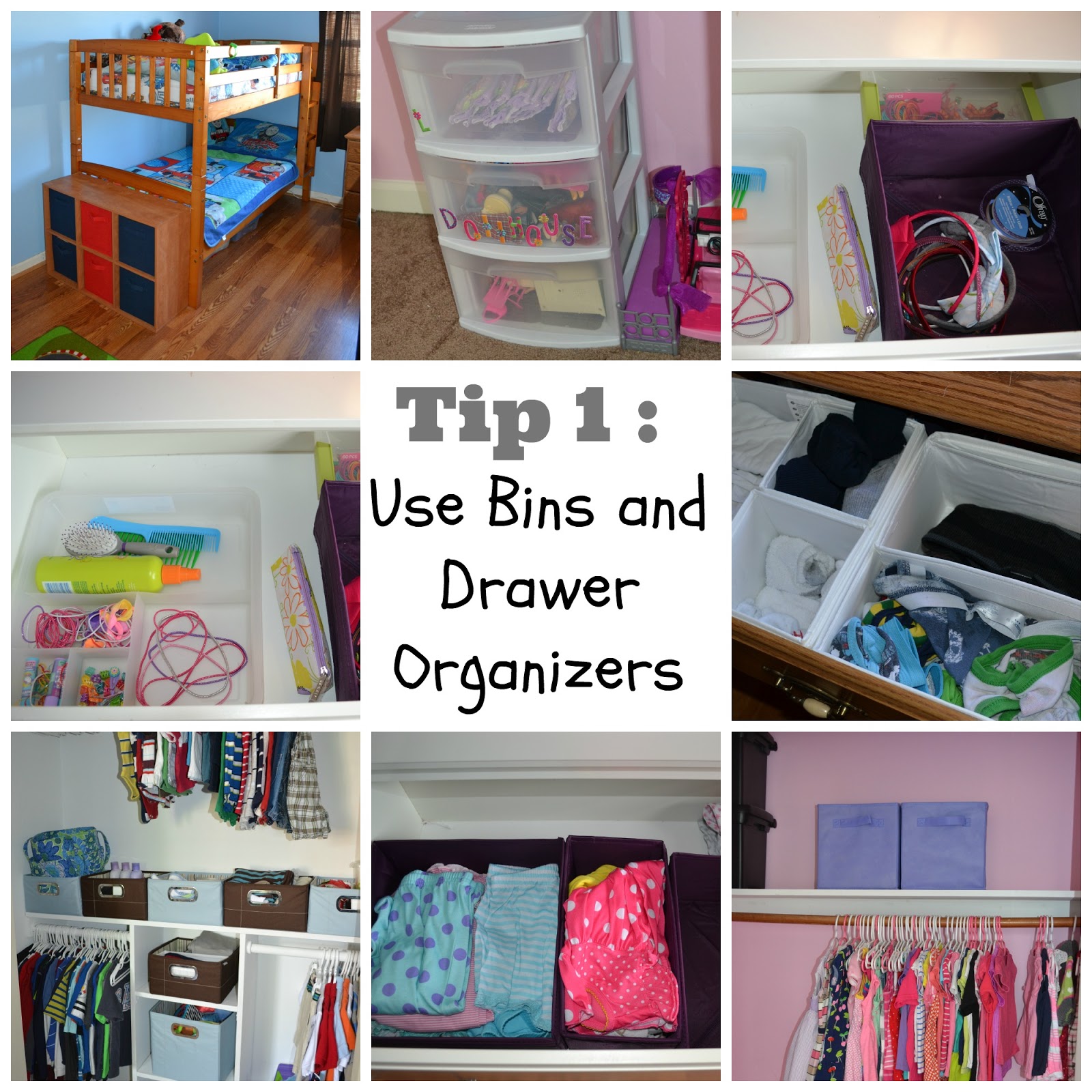 kids bedroom organization photo - 2