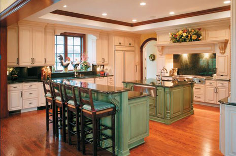 kitchen designs with islands for small kitchens photo - 1