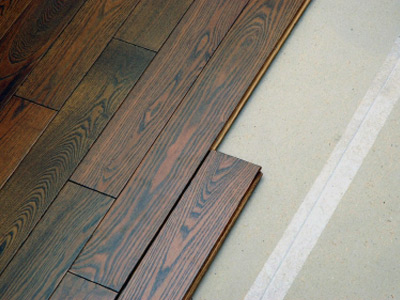laminate wood flooring in bathroom photo - 1