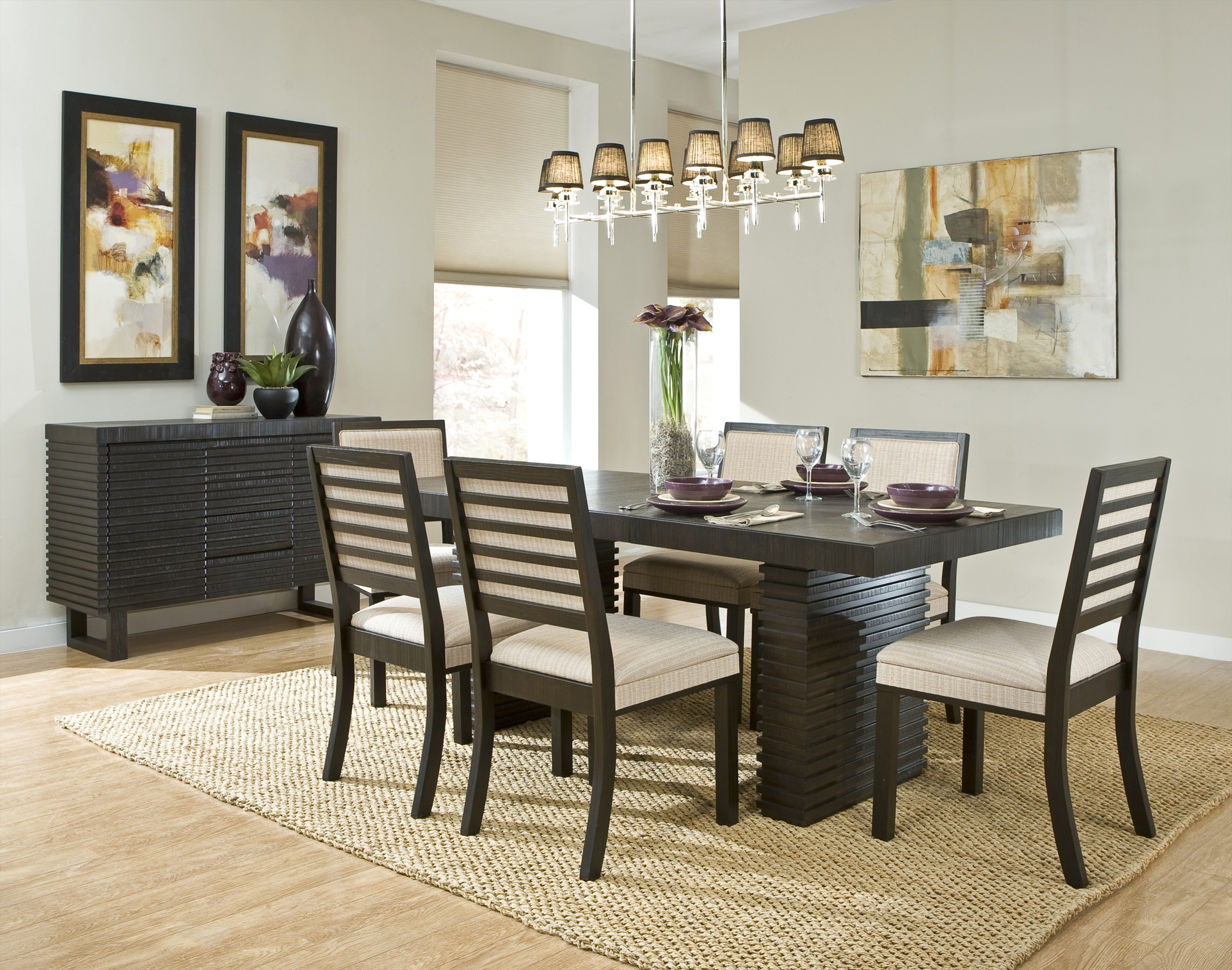 modern chandeliers dining room photo - 1