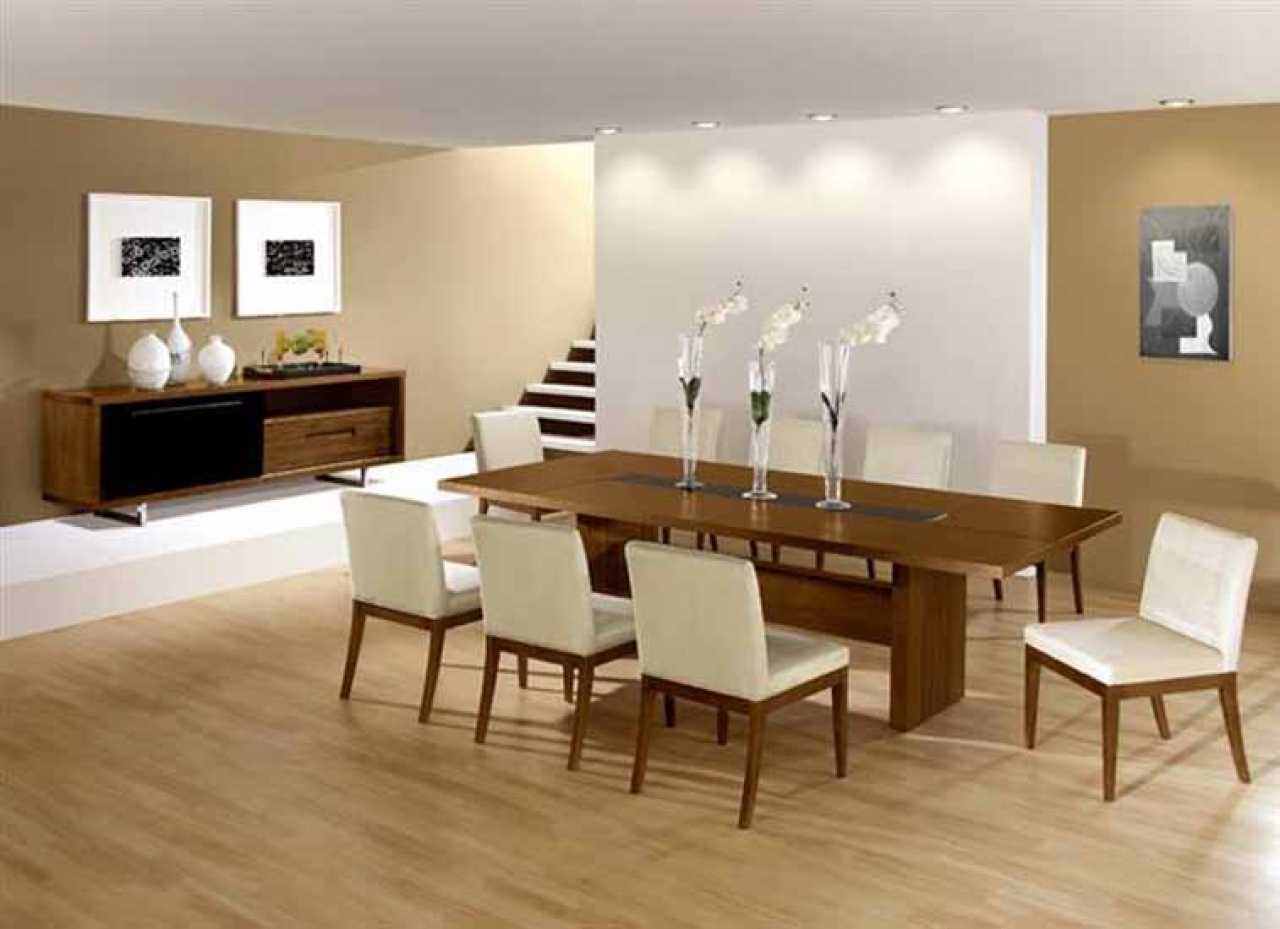modern dining room designs photo - 1