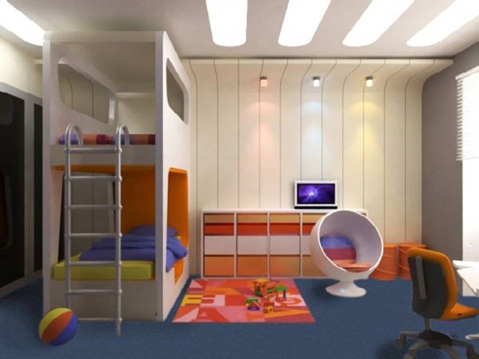 modern kids bedroom photo - 1