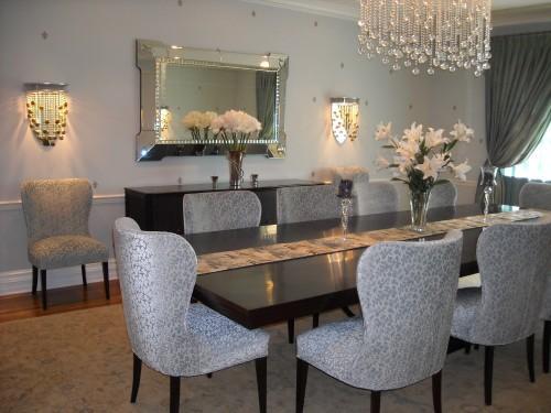 modern mirrors for dining room photo - 2