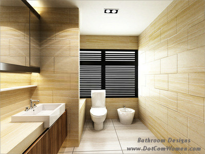 narrow bathroom designs photo - 1