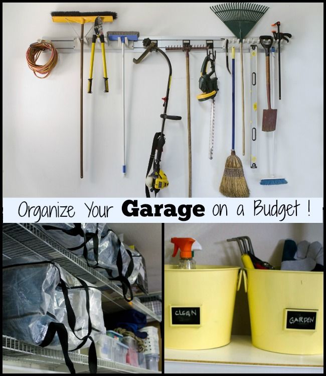 organizing garage on a budget photo - 1