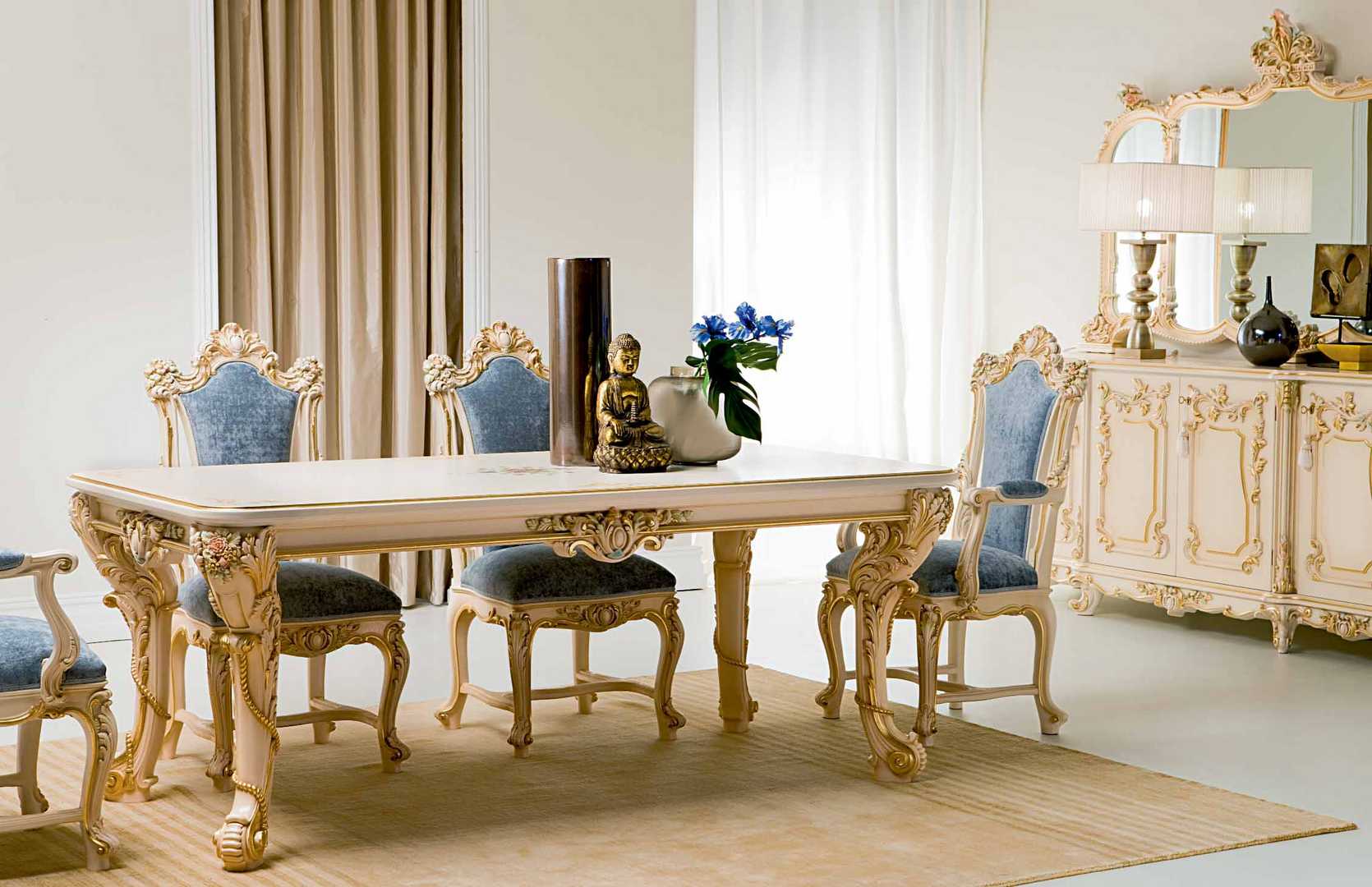 painted dining sets photo - 2