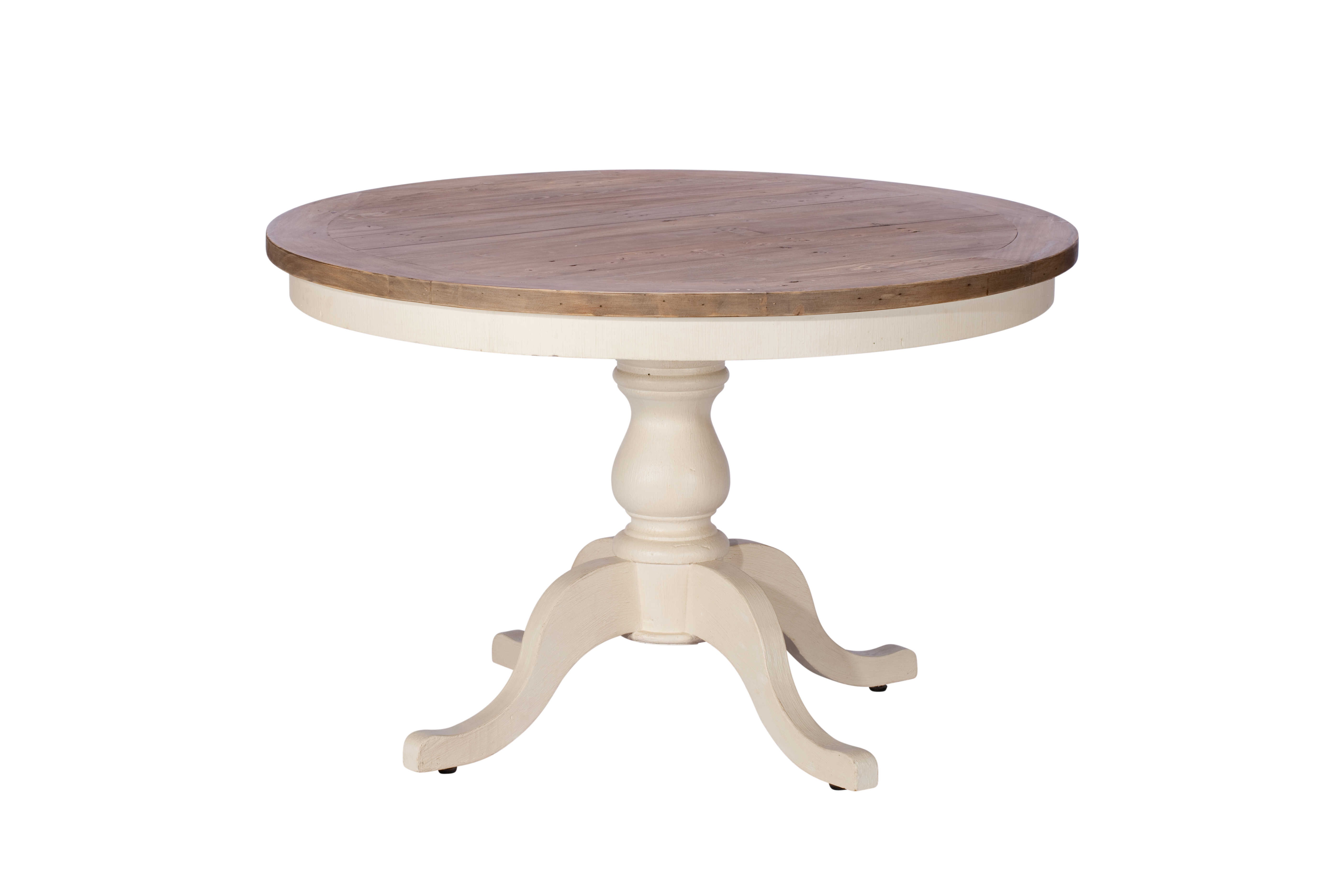 painted round dining table photo - 1