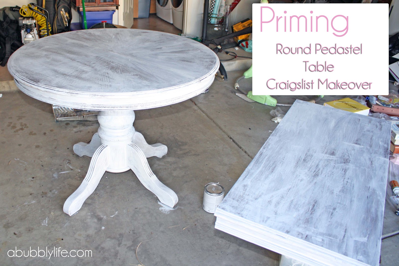 painting a dining table photo - 1