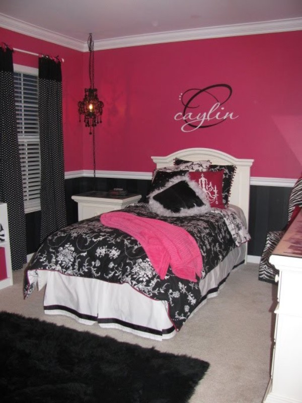 pink teen bedrooms photo - 1