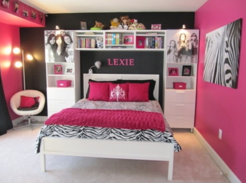 pink teen bedrooms photo - 2