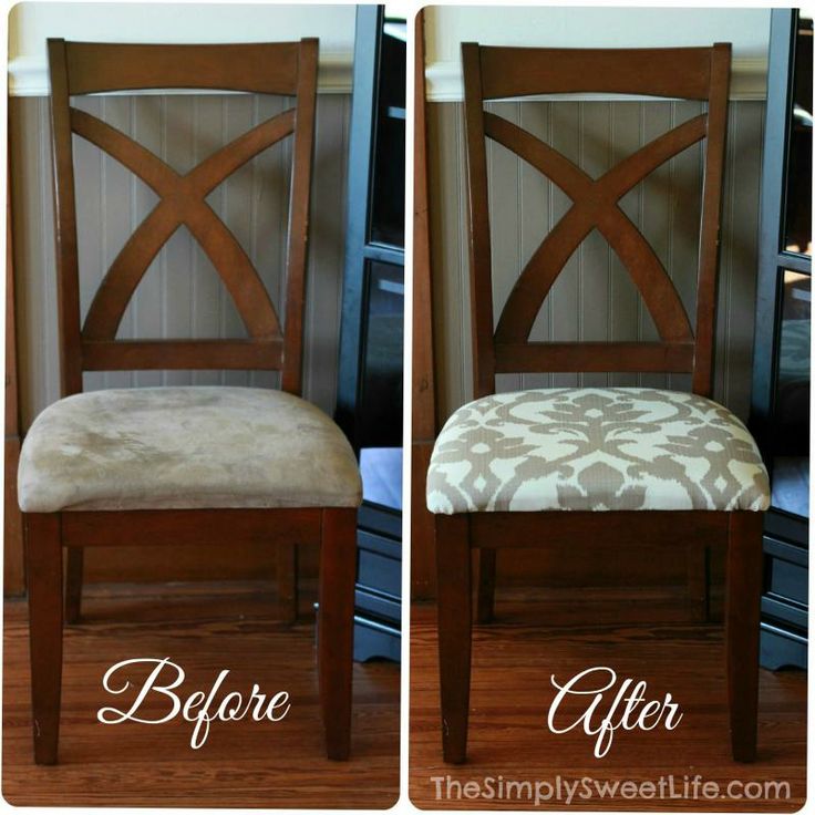 recovering dining chairs photo - 2