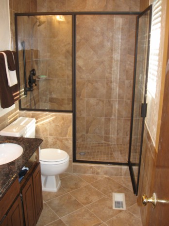 remodel small bathroom cost photo - 1