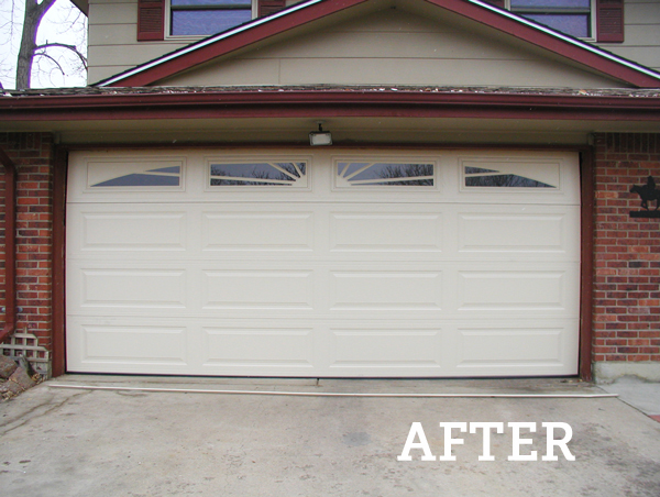 replacing a garage door photo - 2